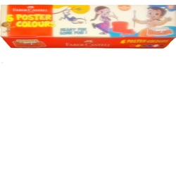 Faber-Castell 6 Poster Colours - New CHHOTA BHEEM Pack